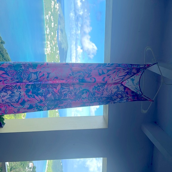 NWOT - Beautiful full length maxi with V-neck and tassel accents. - Picture 1 of 2